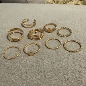 Gold Ring Set